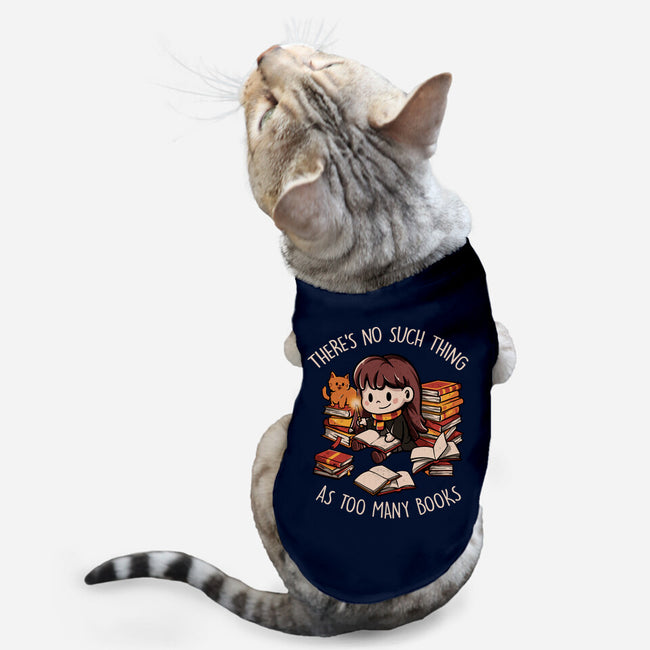 No Such Thing As Too Many Books-cat basic pet tank-eduely