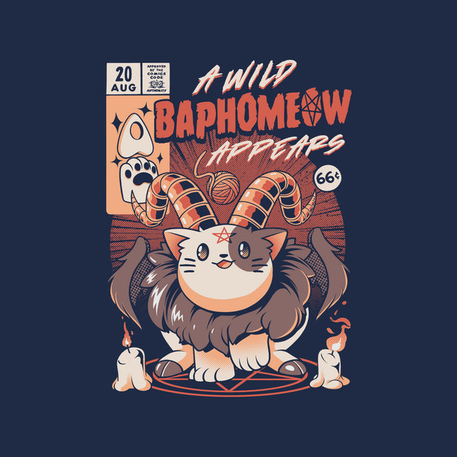 Baphomeow-none polyester shower curtain-ilustrata