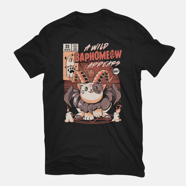 Baphomeow-youth basic tee-ilustrata