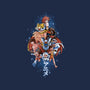 First Anime Heroes-none memory foam bath mat-Skullpy