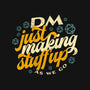 DM Making Stuff Up-womens fitted tee-ShirtGoblin