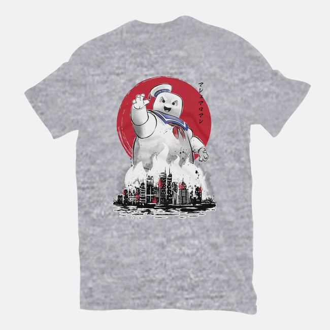 Marshmallow Man Sumi-E-youth basic tee-DrMonekers