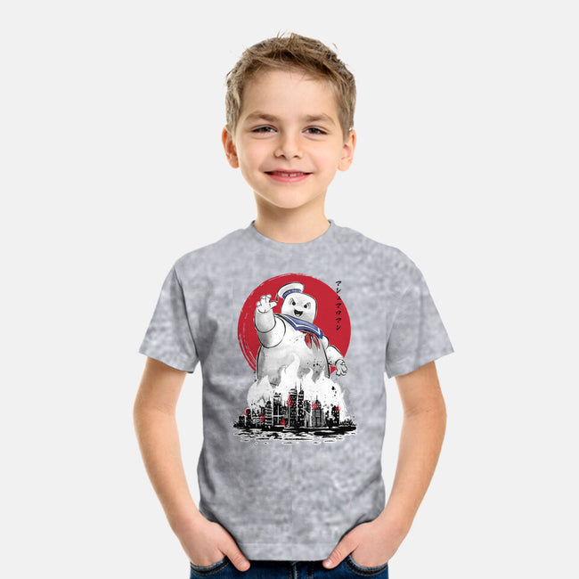 Marshmallow Man Sumi-E-youth basic tee-DrMonekers