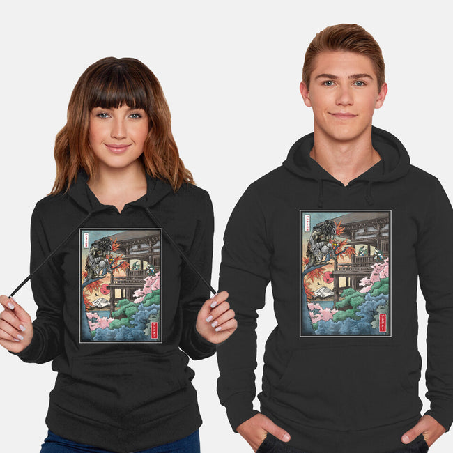 Trophy Hunter In Japan-unisex pullover sweatshirt-DrMonekers