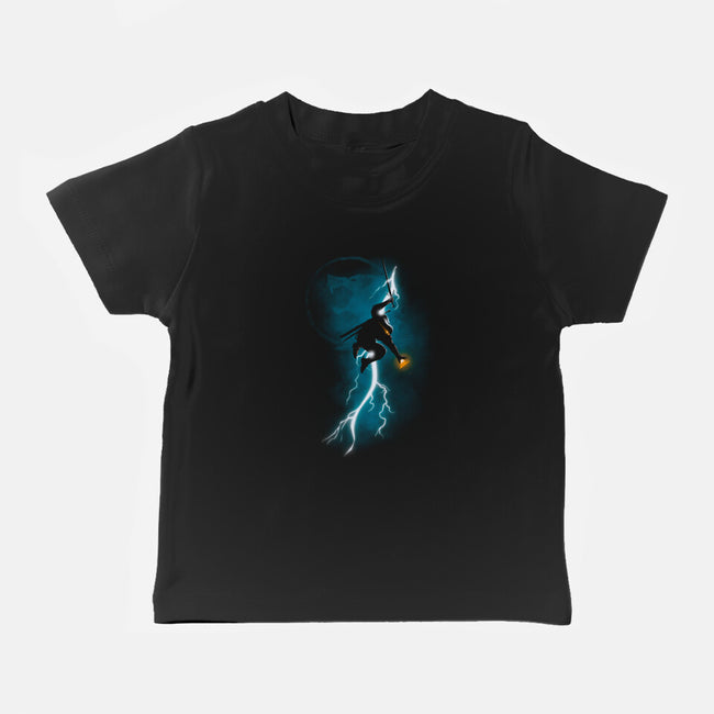 The White Wolf Returns-baby basic tee-Getsousa!