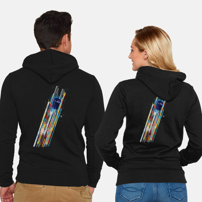 The Chameleon Device V2-unisex zip-up sweatshirt-kharmazero