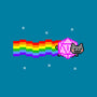 Nyan D20 Cat-none stretched canvas-ShirtGoblin