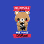 My Inner Demon-none fleece blanket-NemiMakeit