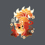 Kitsune Kawaii-none stretched canvas-NemiMakeit