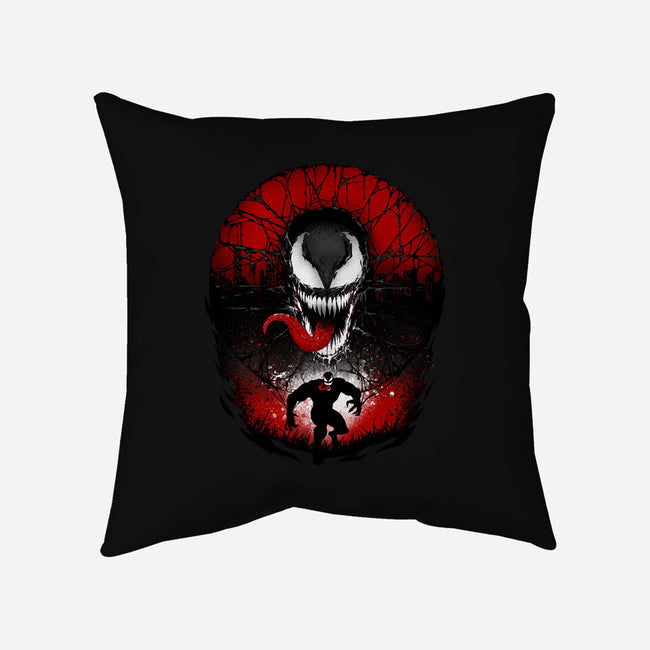 Attack Of The Venom-none removable cover throw pillow-hypertwenty