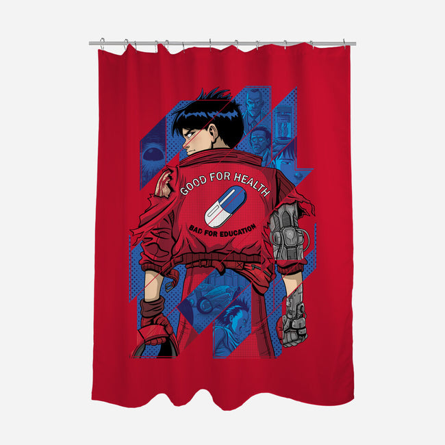 Good For Health Tiles-none polyester shower curtain-danielmorris1993
