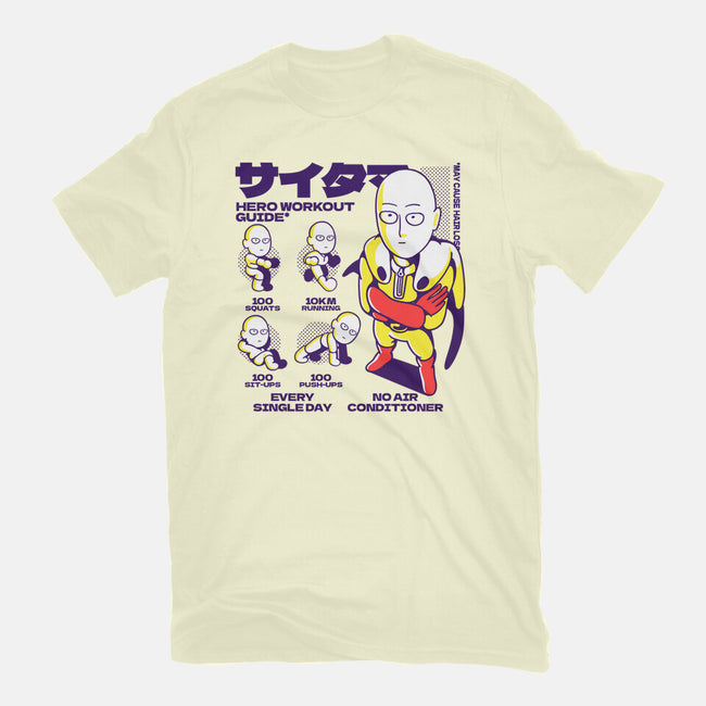 Hero Workout Guide-mens basic tee-estudiofitas