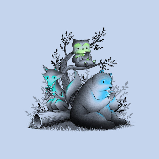 Connecting With The Forest Animals-none fleece blanket-tobefonseca