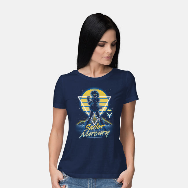 Retro Mercury Guardian-womens basic tee-Olipop
