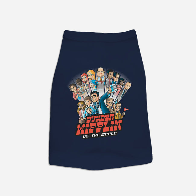 Dunder Mifflin Vs The world-dog basic pet tank-trheewood