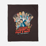 Dunder Mifflin Vs The world-none fleece blanket-trheewood