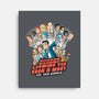 Dunder Mifflin Vs The world-none stretched canvas-trheewood