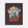 Dunder Mifflin Vs The world-none stretched canvas-trheewood