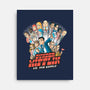 Dunder Mifflin Vs The world-none stretched canvas-trheewood