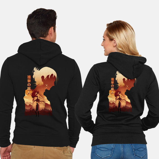 Revenge The Fate-unisex zip-up sweatshirt-hirolabs