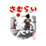 Samurai Battle-none stretched canvas-Arigatees