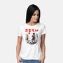 Samurai Battle-womens basic tee-Arigatees