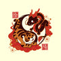 Yin And Yang Tiger Dragon-none fleece blanket-NemiMakeit