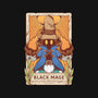 Black Mage Tarot Card-mens basic tee-Alundrart