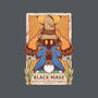 Black Mage Tarot Card-none memory foam bath mat-Alundrart