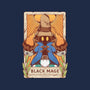 Black Mage Tarot Card-none memory foam bath mat-Alundrart