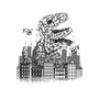 Catzilla Attacks-none stretched canvas-tobefonseca