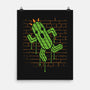 Cactuar Graffiti-none matte poster-Logozaste