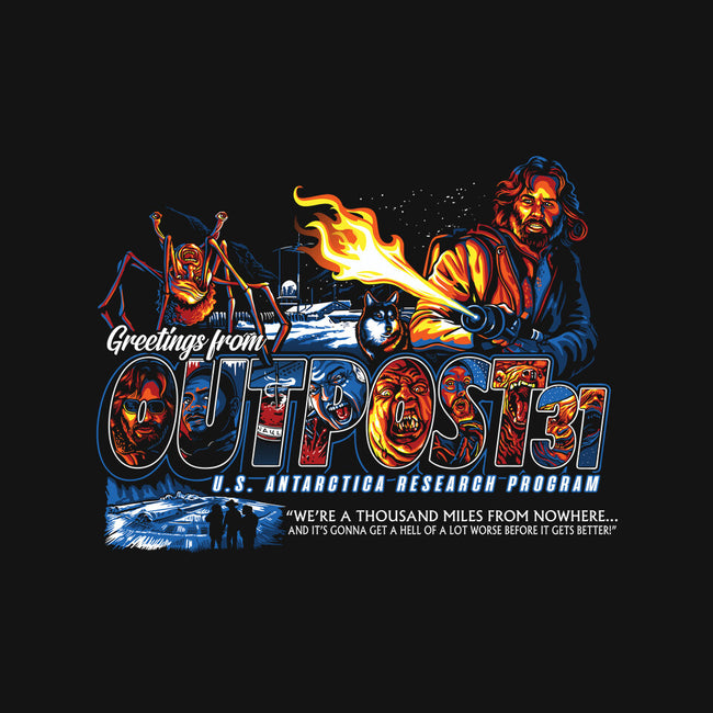 Greetings From Outpost 31-dog basic pet tank-goodidearyan
