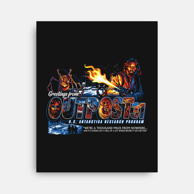 Greetings From Outpost 31-none stretched canvas-goodidearyan