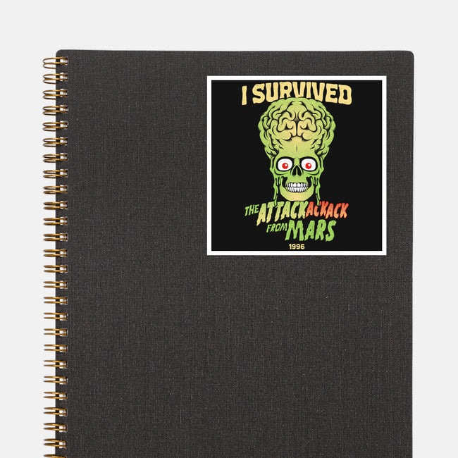 Attack Ack Ack Survivor-none glossy sticker-goodidearyan