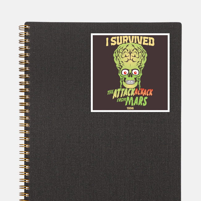Attack Ack Ack Survivor-none glossy sticker-goodidearyan