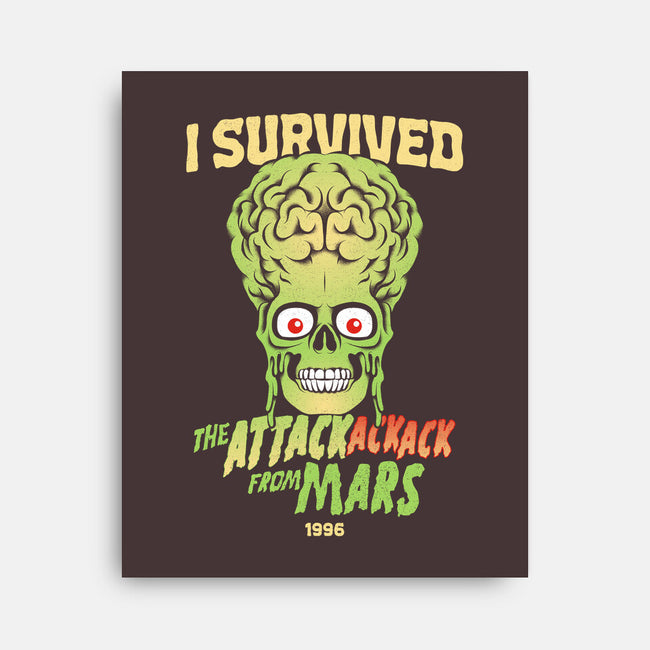 Attack Ack Ack Survivor-none stretched canvas-goodidearyan