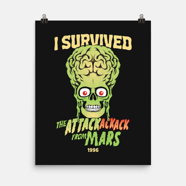 Attack Ack Ack Survivor-none matte poster-goodidearyan