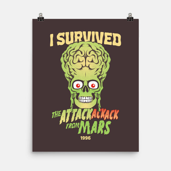 Attack Ack Ack Survivor-none matte poster-goodidearyan