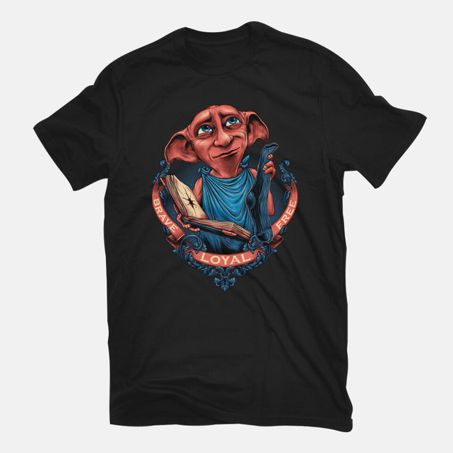The Free Elf-mens basic tee-glitchygorilla