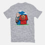Rooftop Pizza-womens fitted tee-fanfabio