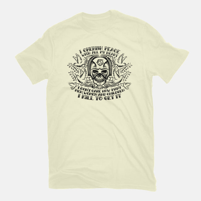 I Cherish Peace-mens basic tee-kg07