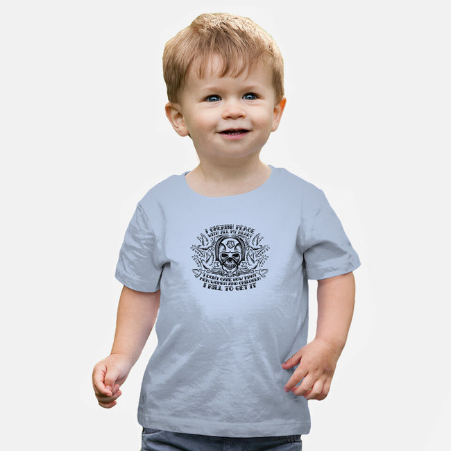 I Cherish Peace-baby basic tee-kg07