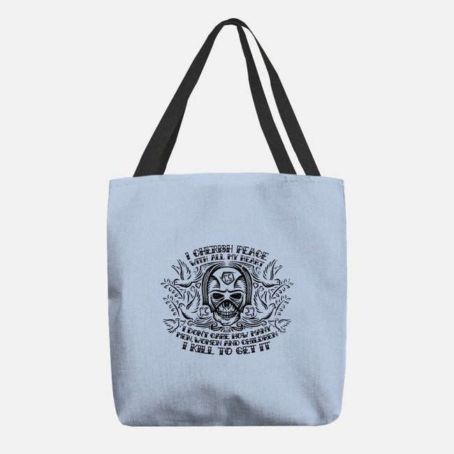 I Cherish Peace-none basic tote-kg07