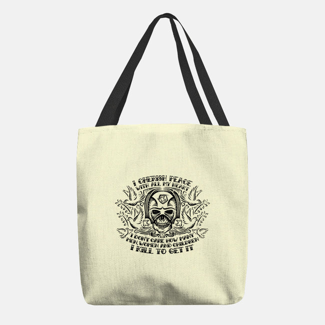 I Cherish Peace-none basic tote-kg07