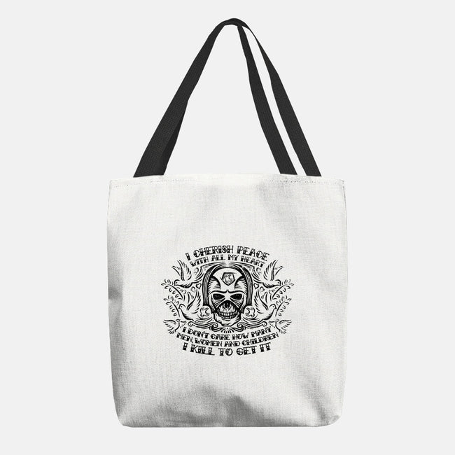 I Cherish Peace-none basic tote-kg07
