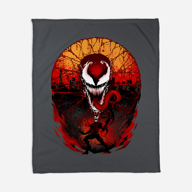 Attack Of The Carnage-none fleece blanket-hypertwenty