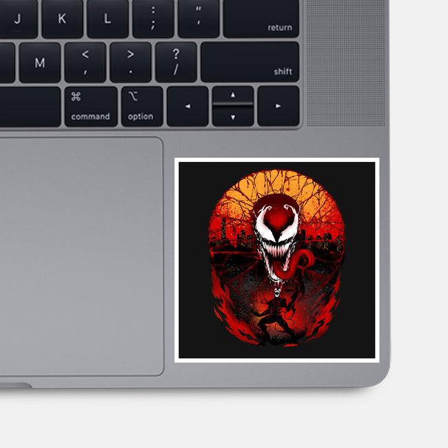 Attack Of The Carnage-none glossy sticker-hypertwenty