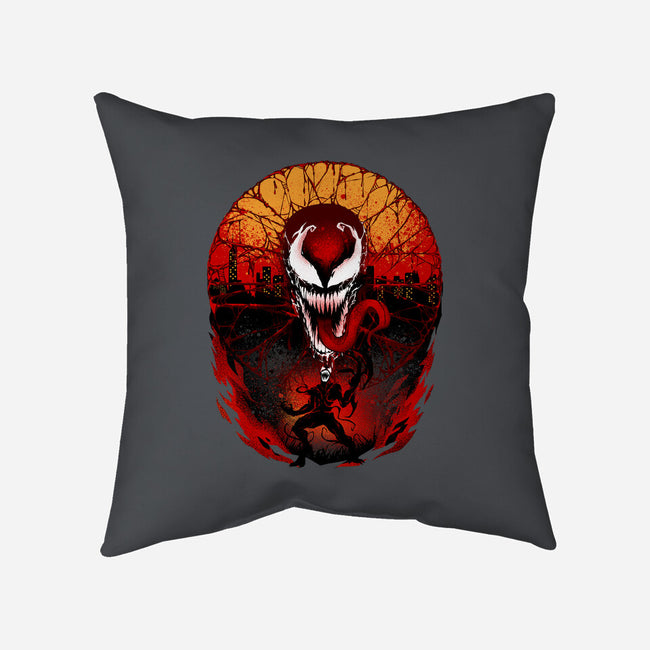 Attack Of The Carnage-none removable cover throw pillow-hypertwenty