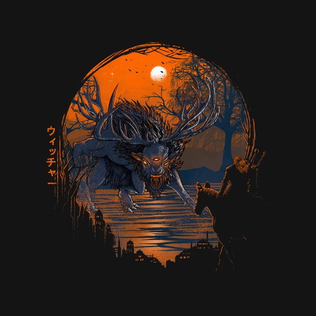 The Hunt-none stretched canvas-Ionfox